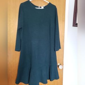 GAP Forest Green Winter Dress SIZE 16